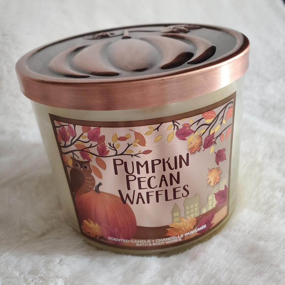 Pumpkin Pecan Waffles 3-Wick Candle by Bath and Body Works